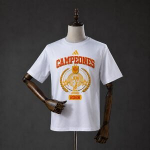 2026 Spain Campeones Graphic Custom Soccer Jersey T-Shirt
