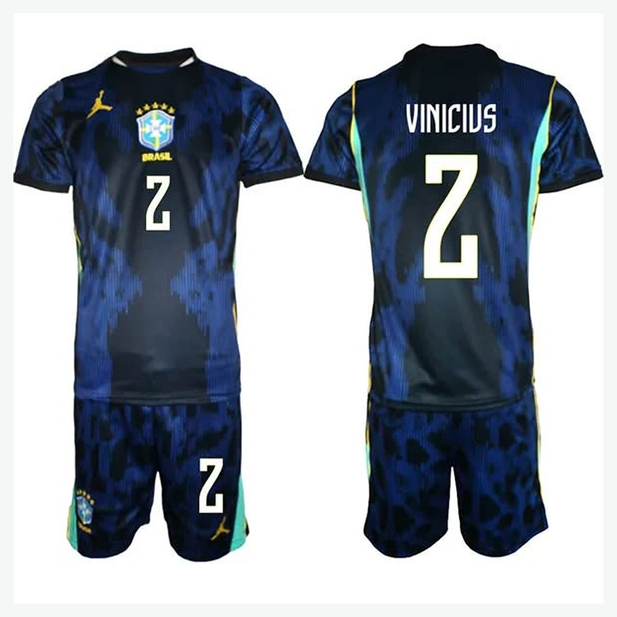 Brazil 2026 player kit front and back with number 7