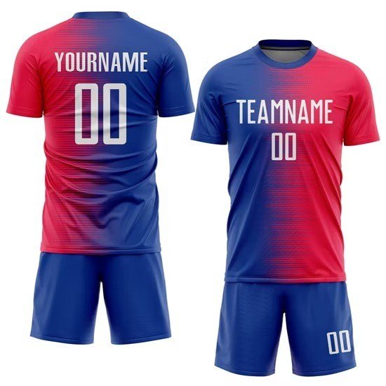 Bold sublimated football uniform suitable for a third-kit concept