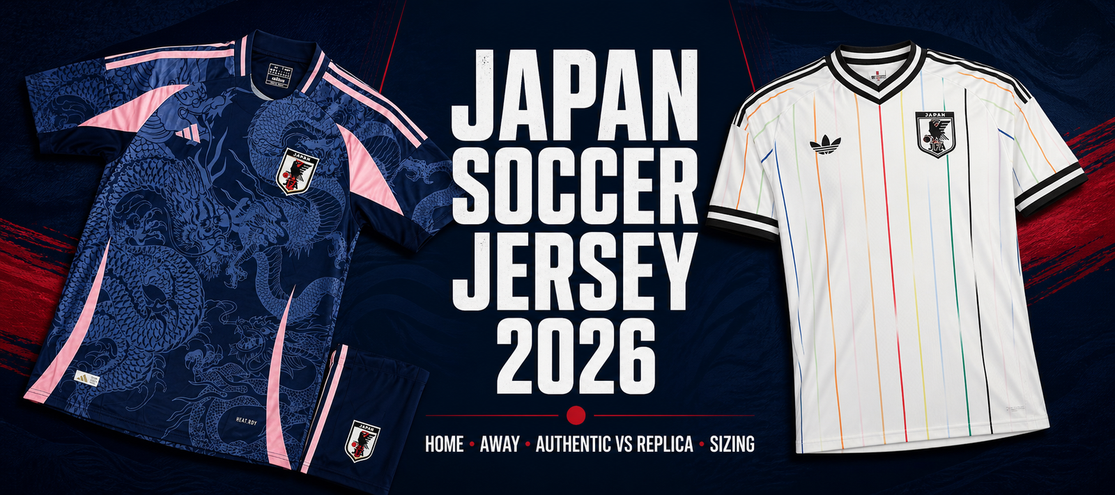 Japan Soccer Jersey 2026 home and away authentic vs replica sizing guide