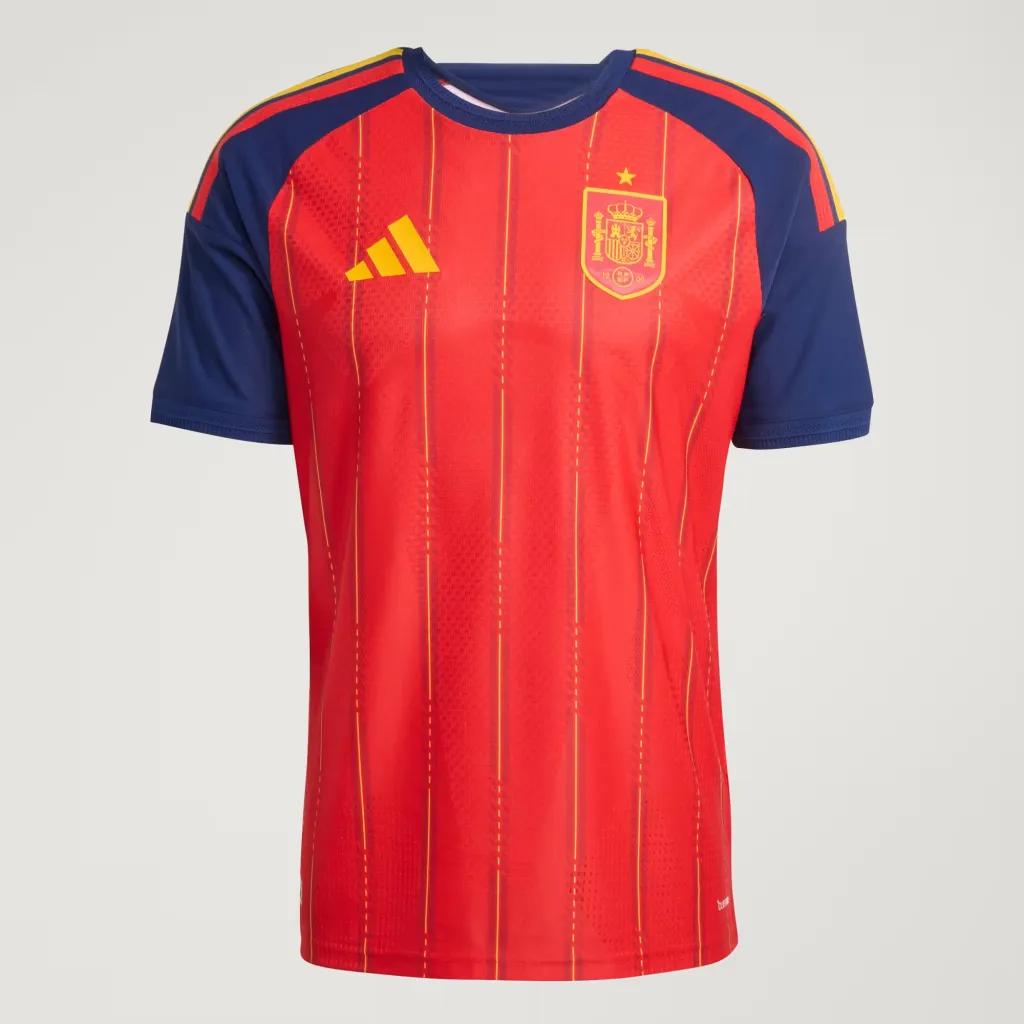 Red Spain football team jersey product view