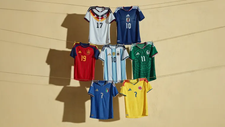 International football team jersey lineup for World Cup buying choices