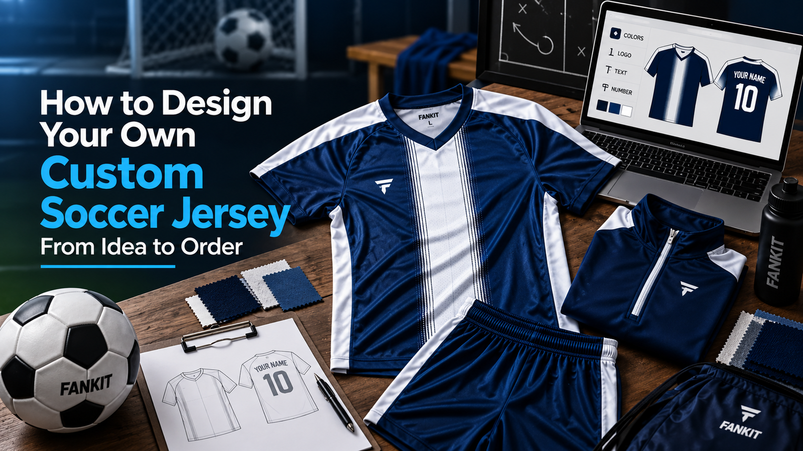How to design your own custom soccer jersey from idea to order